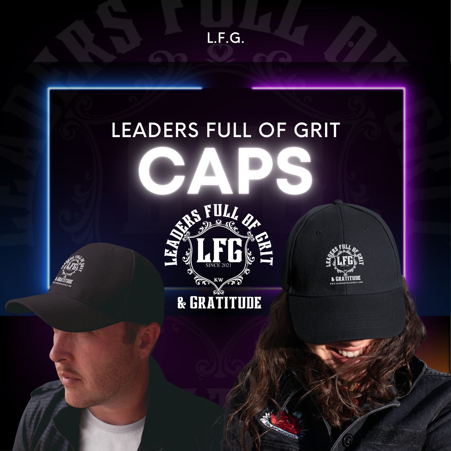 Exclusive Leaders Full of Grit Caps/Hats - Unisex